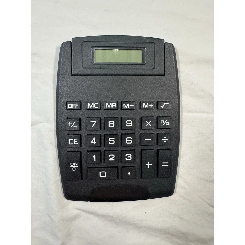 CALCULATOR (8) digit | Jumbo Big Button Desktop Calculator Display Needs Batte